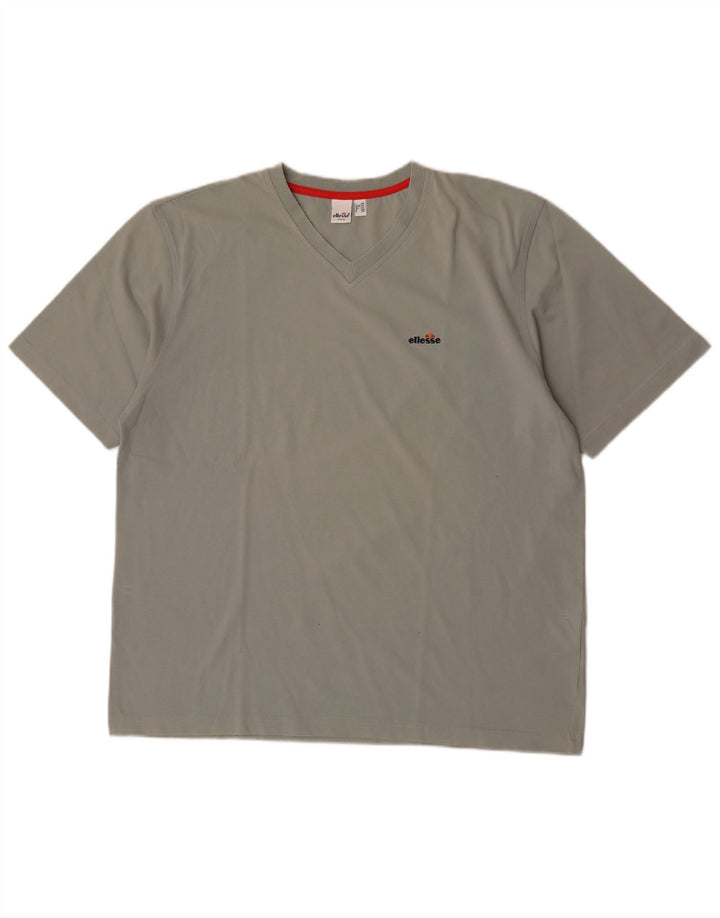 T-shirt da uomo Ellesse Top XL in cotone grigio
