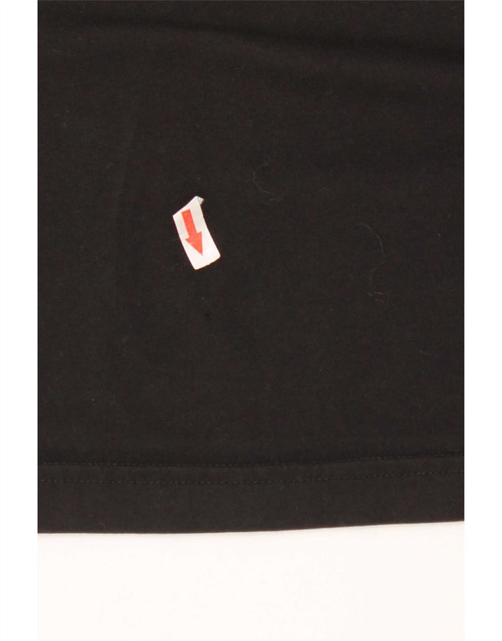 T-shirt grafica da donna Champion Top UK 10 piccola nera