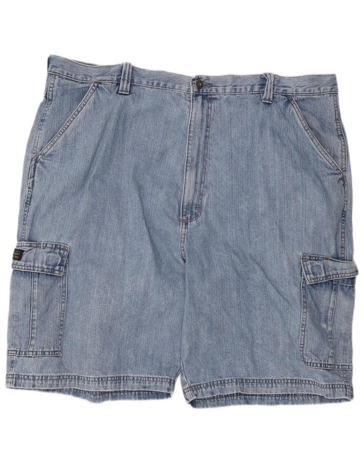 Pantaloncini di jeans cargo da uomo Wrangler W42 2XL cotone blu