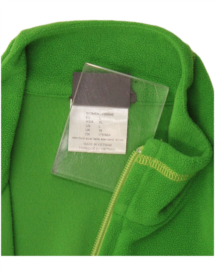Giacca in pile da donna JACK WOLFSKIN UK 16 Large Verde