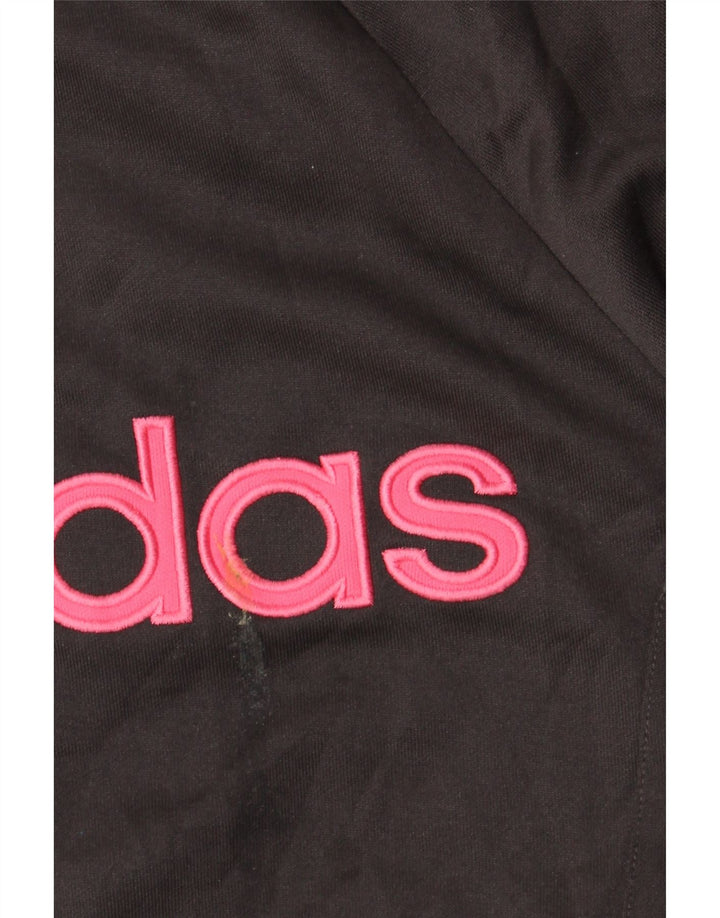 Giacca da ginnastica grafica da donna Adidas UK 8 Small Poliestere grigio