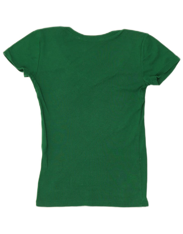 T-shirt da donna Ralph Lauren Top UK 10 piccola in cotone verde