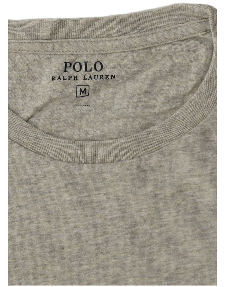 T-shirt da uomo Polo Ralph Lauren Top grigio medio chiazzato
