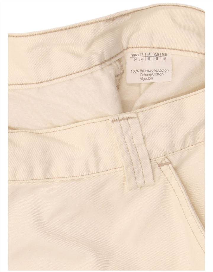 Pantaloncini cargo vintage da uomo W38 XL in cotone bianco