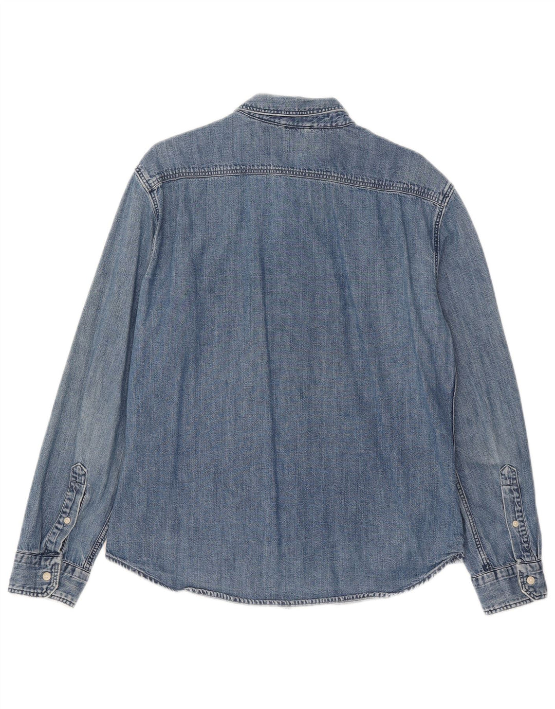 Camicia di jeans slim da uomo Levi's UK 40 grande cotone blu