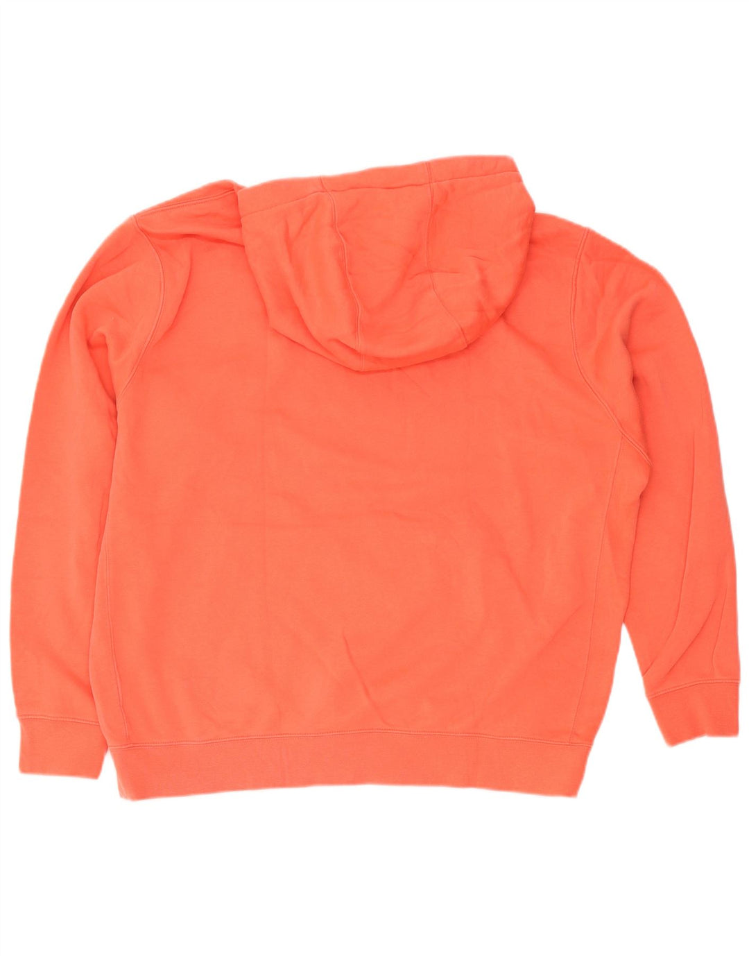 Felpa con cappuccio da uomo Nike XL in cotone arancione