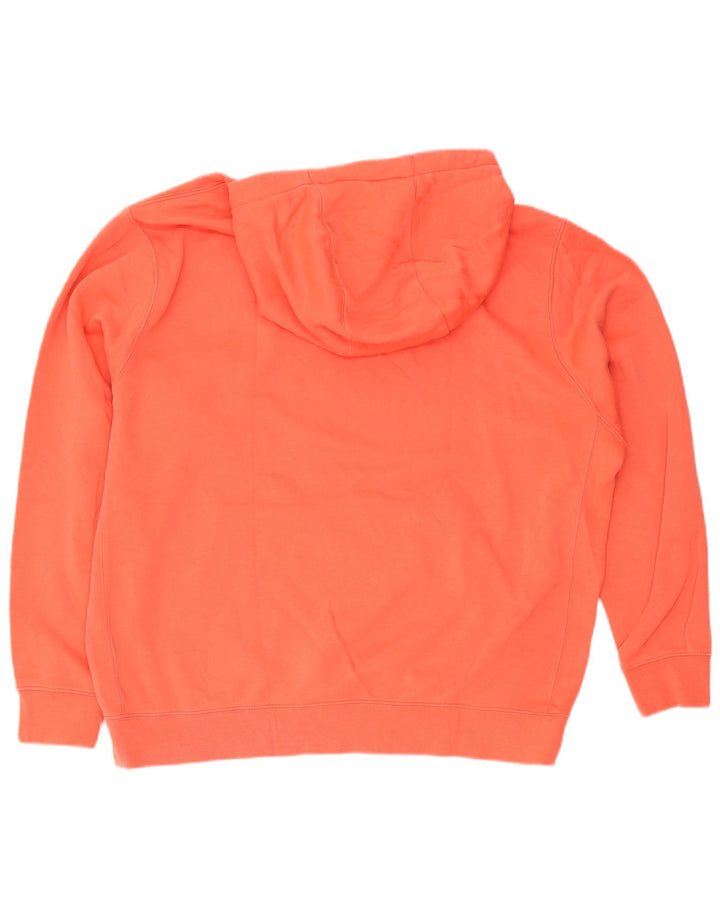 Felpa con cappuccio da uomo Nike XL in cotone arancione