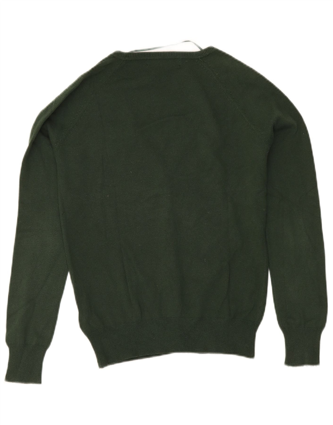 Maglione cardigan da donna Zara UK 12 cotone verde medio
