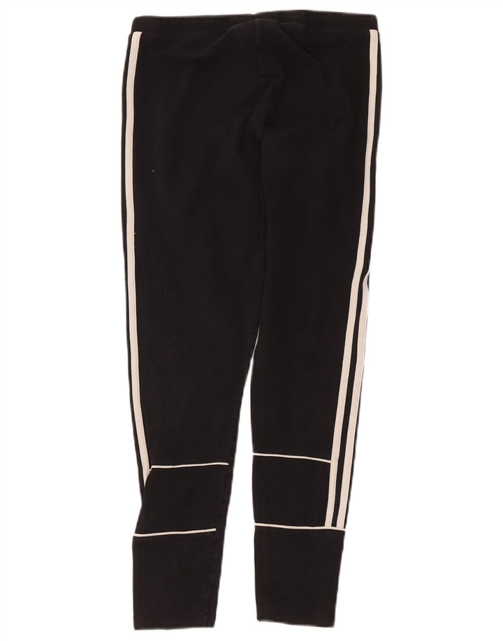 Leggings corti da donna Adidas UK 12 cotone medio nero