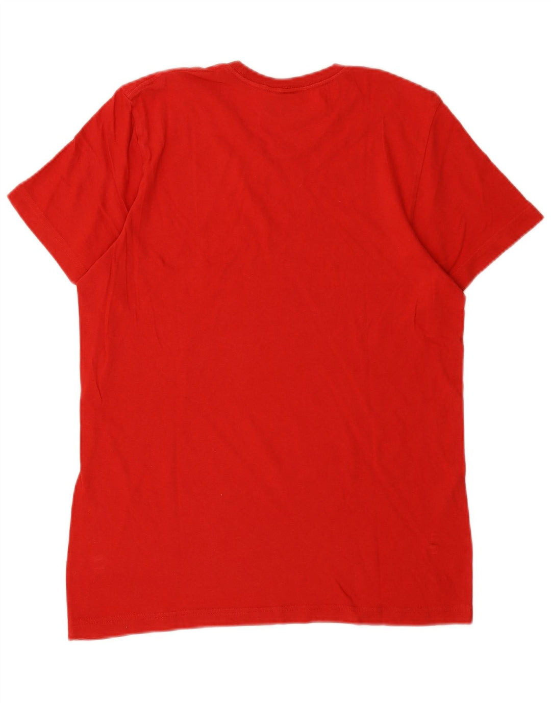 T-shirt grafica da uomo Adidas Top in cotone rosso medio