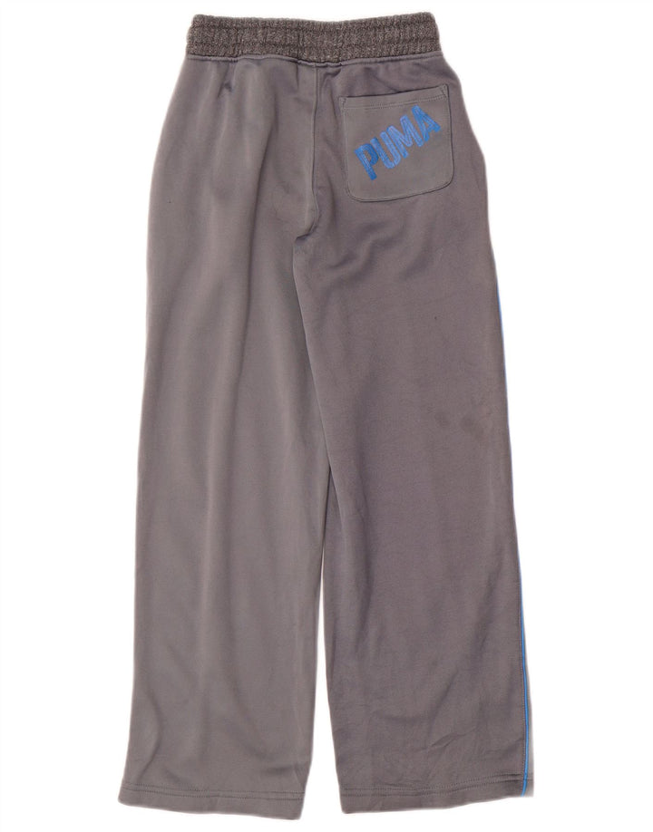 Pantaloni da tuta grafica da ragazzo Puma 7-8 anni Small Grigio Poliestere