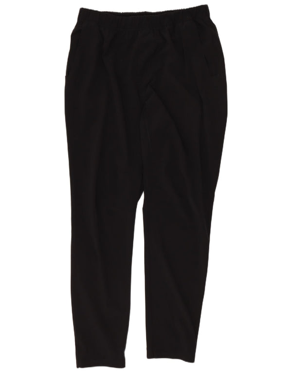 Pantaloni da tuta da uomo Adidas Large neri in poliestere
