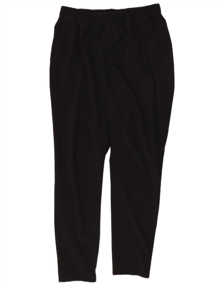 Pantaloni da tuta da uomo Adidas Large neri in poliestere