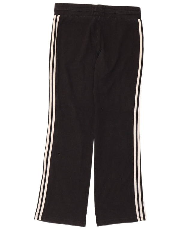 Pantaloni della tuta da donna Adidas UK 16 grandi in cotone nero