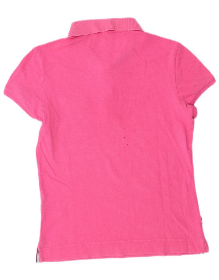 Polo Adidas da donna UK 12 cotone rosa medio