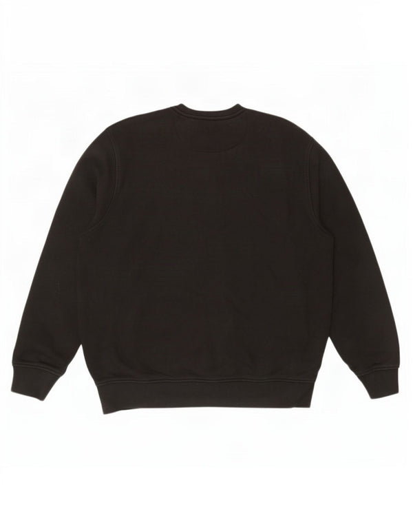 Felpa da uomo Lacoste maglione taglia 6 XL cotone nero