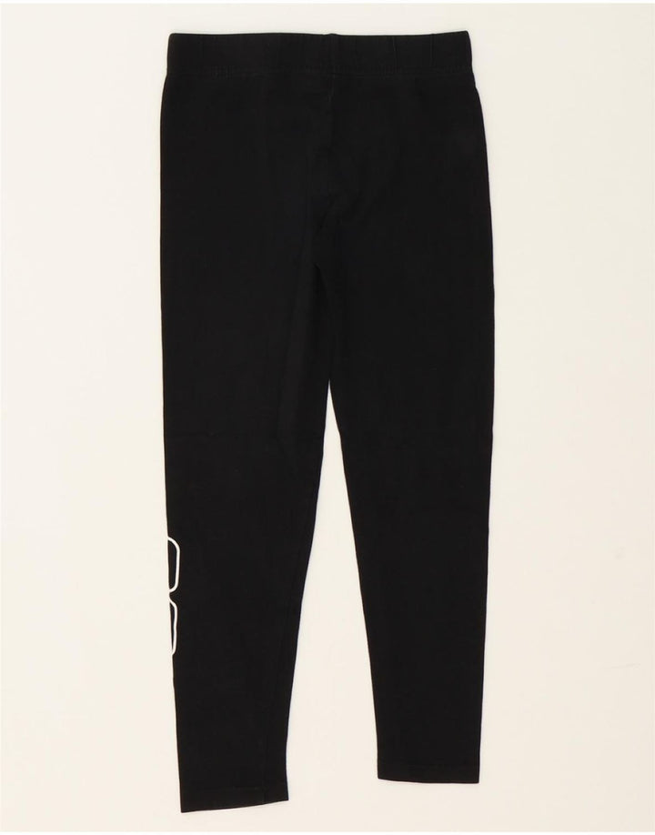 FILA Girls Graphic Leggings 9-10 Years  Black Vintage Fila and Second-Hand Fila from Messina Hembry 