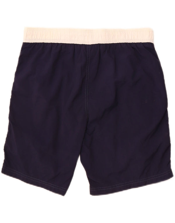 Pantaloncini sportivi grafici da uomo Diadora Large blu navy color block