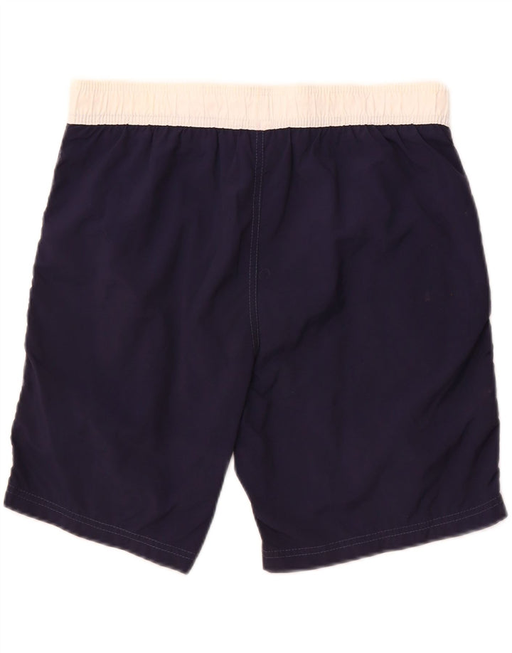 Pantaloncini sportivi grafici da uomo Diadora Large blu navy color block