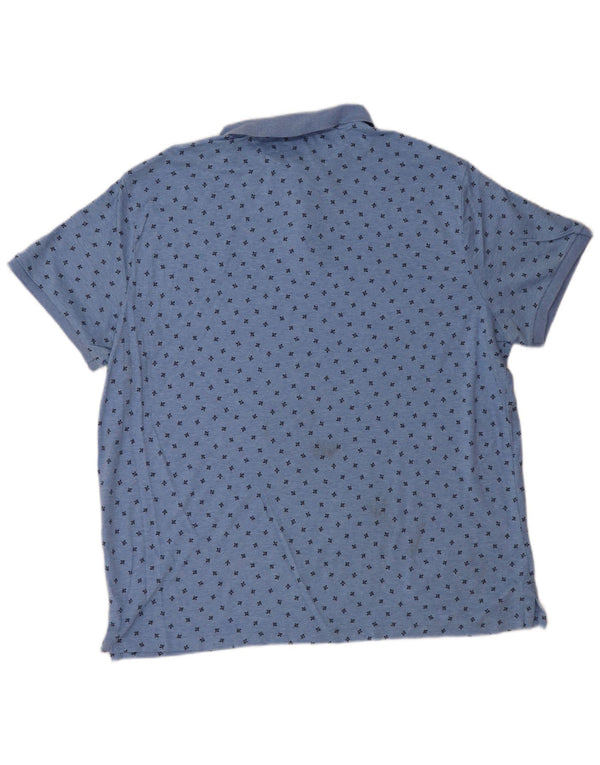 POLO RALPH LAUREN Polo da uomo slim fit personalizzata 2XL blu maculato