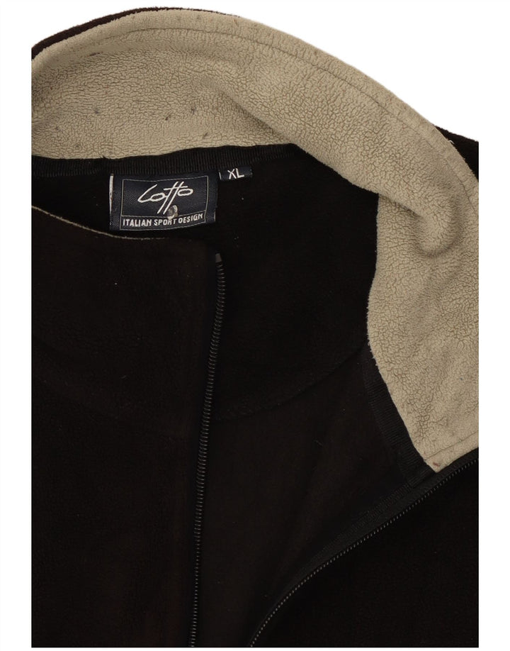 Giacca in pile da donna Lotto UK 18 XL Nera