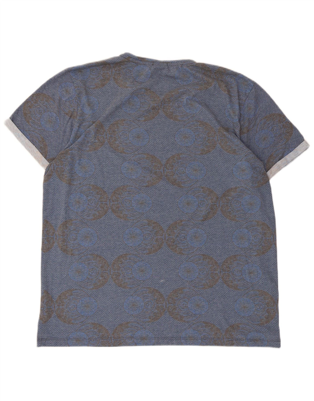 Jack & Jones T-shirt grafica da uomo Top 2XL Poliestere geometrico blu