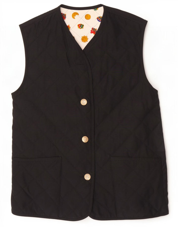 Gilet trapuntato da donna Schneiders UK 12 medio poliestere nero