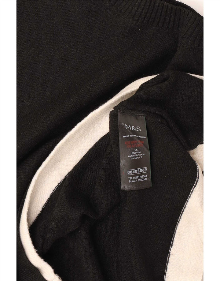 Canotta da donna Marks & Spencer UK 14 poliestere nero medio