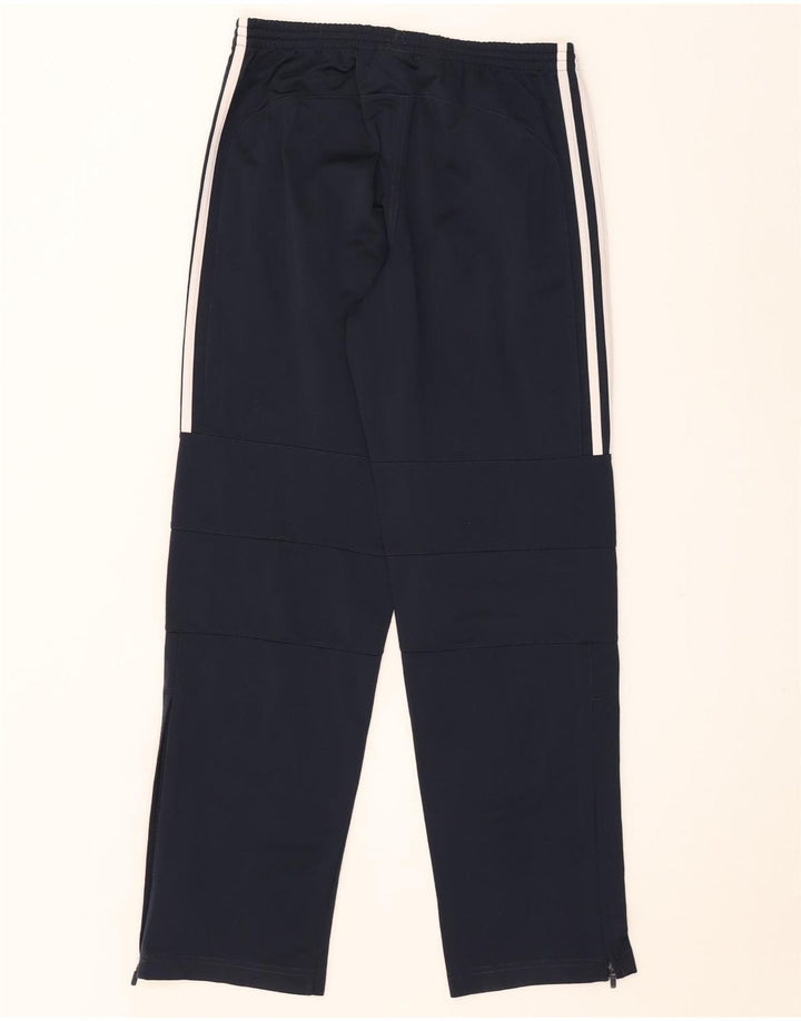 Pantaloni della tuta da ragazzo Adidas 13-14 anni in poliestere blu navy