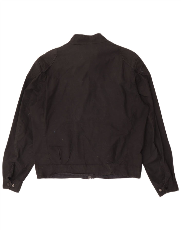 Giacca da uomo in cotone cerato Barbour UK 38 cotone nero medio