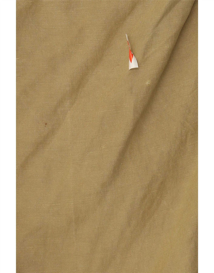 Pantaloni da abito dritti da uomo Jaeger W44 L28 Seta beige