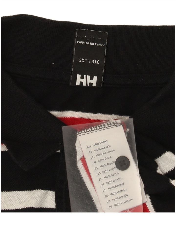 Polo da uomo Helly Hansen 3XL in cotone a righe multicolore