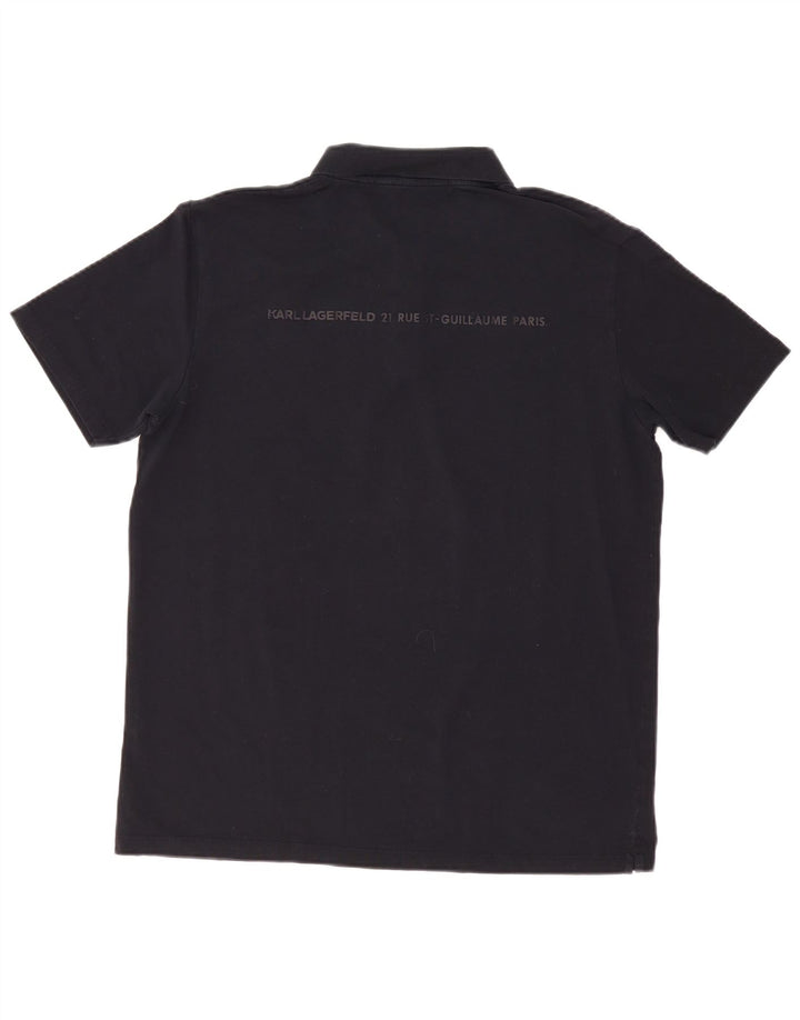 Polo da uomo Karl Lagerfeld XL blu navy