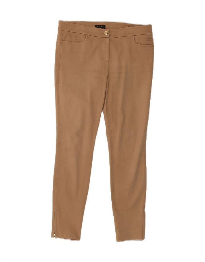 MASSIMO DUTTI Womens Slim Casual Trousers EU 40 Medium W32 L28 Beige Vintage Massimo Dutti and Second-Hand Massimo Dutti from Messina Hembry 