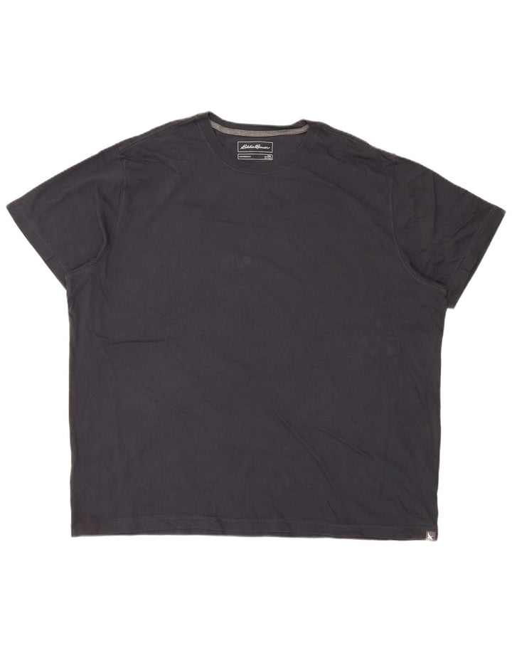 T-shirt da uomo EDDIE BAUER Top 2XL cotone blu navy