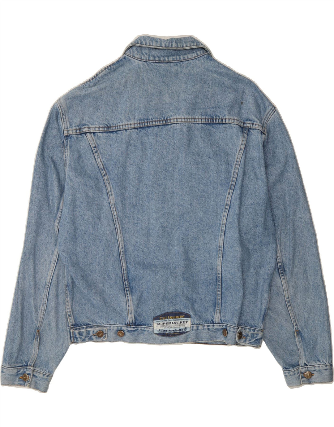 CARRERA Mens Denim Jacket UK 40 Large Blue Cotton Vintage Carrera and Second-Hand Carrera from Messina Hembry 