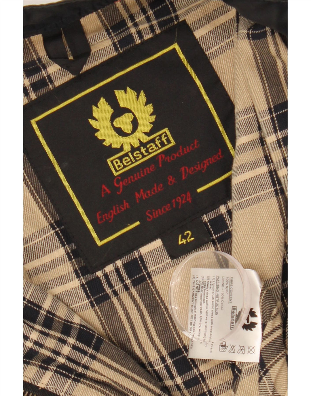 Giacca da corsa da donna Belstaff IT 42 nylon medio blu navy