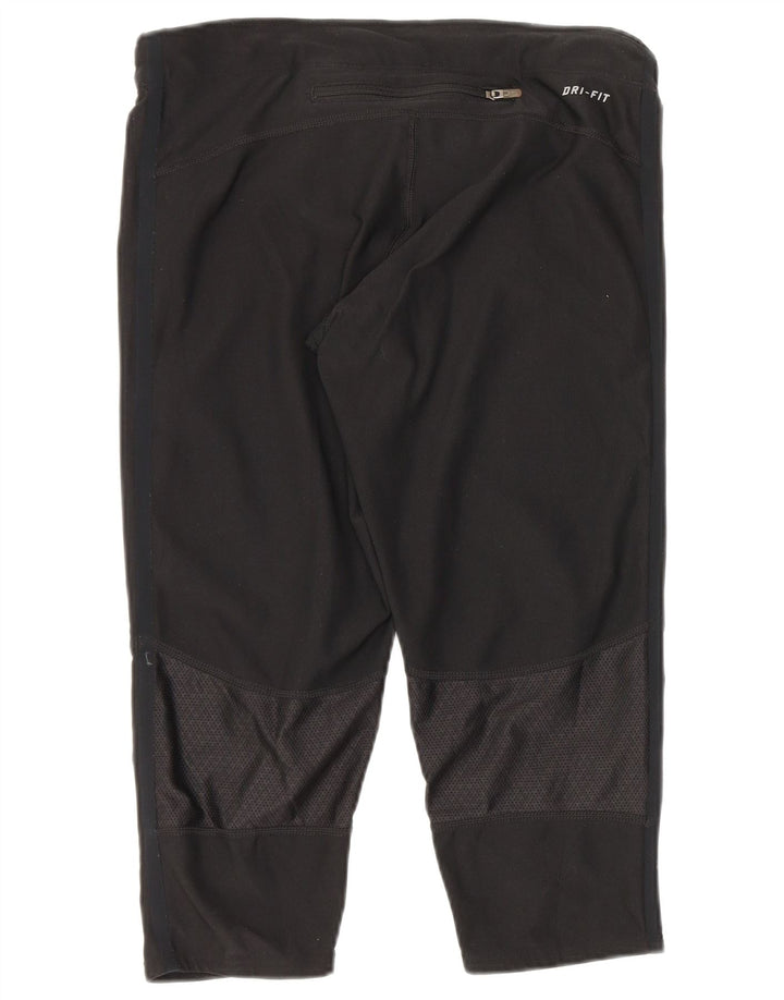 Leggings Capri da donna Nike UK 8 Small poliestere maculato nero