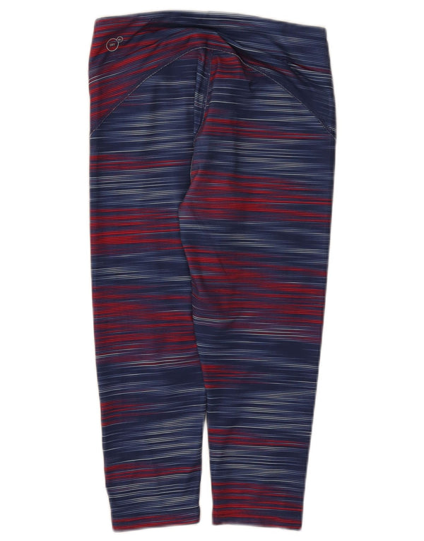 Leggings Capri da donna Puma UK 8 piccoli a righe multicolori