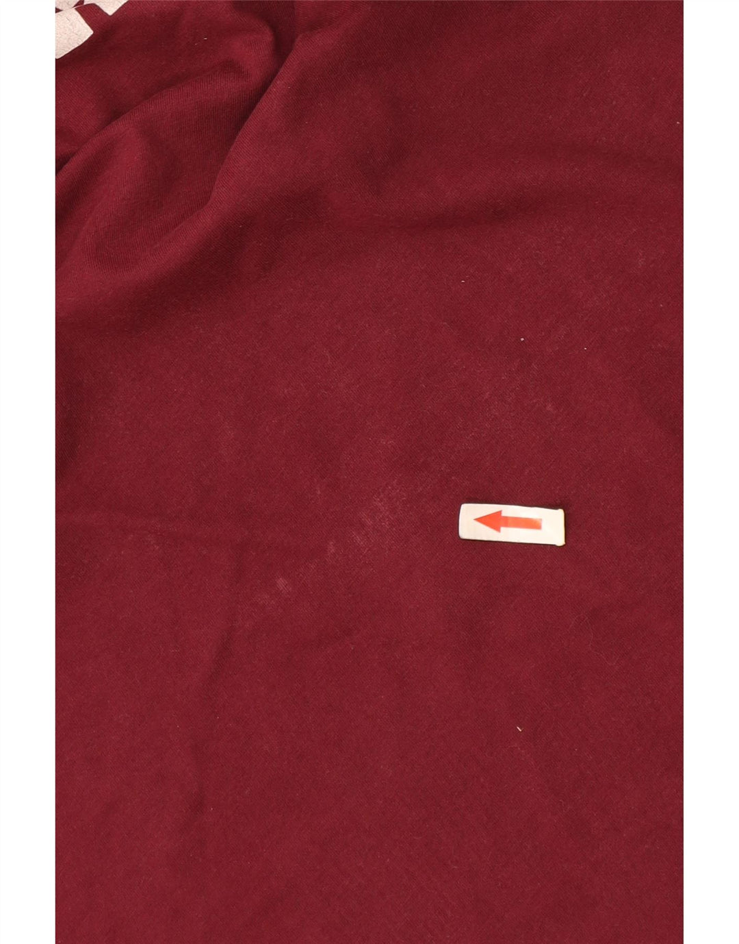 T-shirt grafica da uomo Converse Top grande in cotone bordeaux