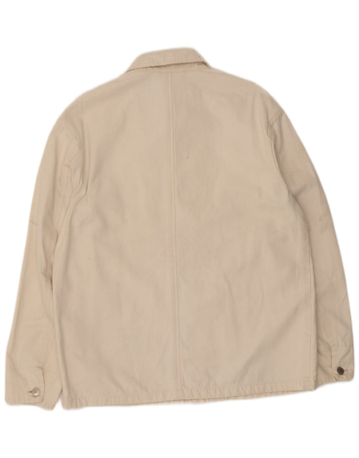 Giacca utility da uomo Zara UK 40 grande cotone beige