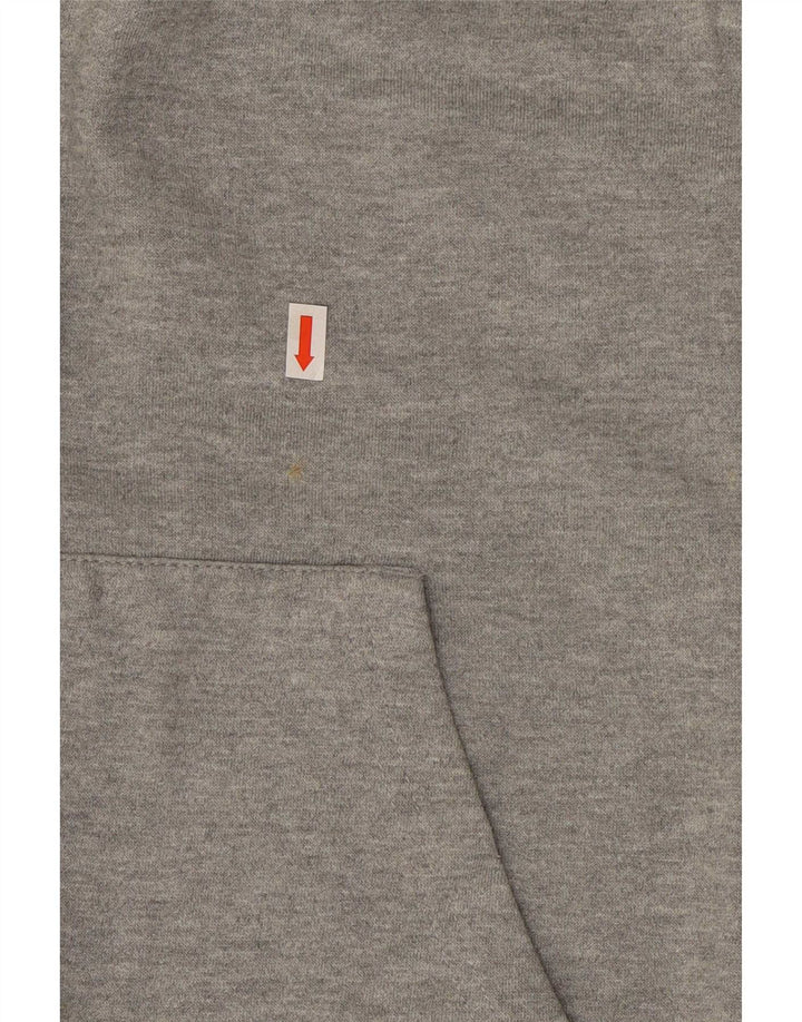 Maglione con cappuccio e zip da uomo Kangol grande grigio