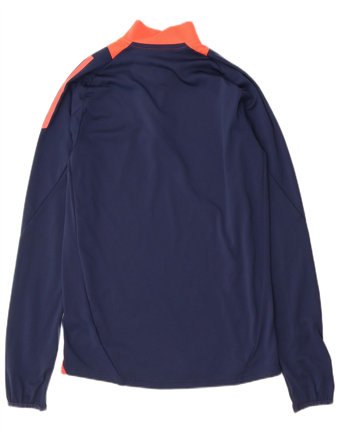 Top della tuta pullover ADIDAS da ragazzo del Manchester United 15-16 anni blu navy