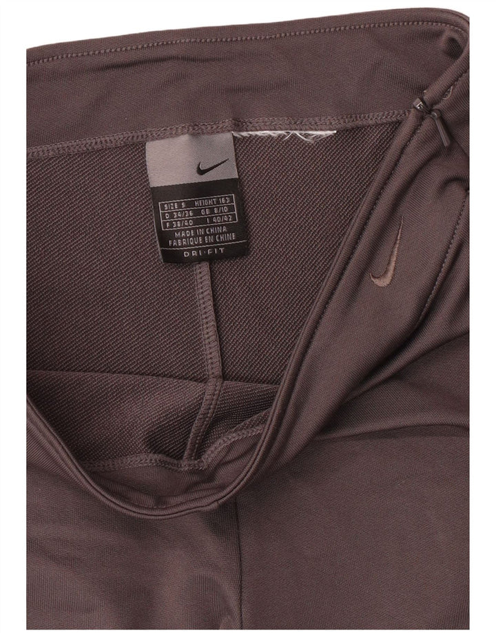 Pantaloni della tuta Nike Capri da donna UK 8/10 piccoli grigi