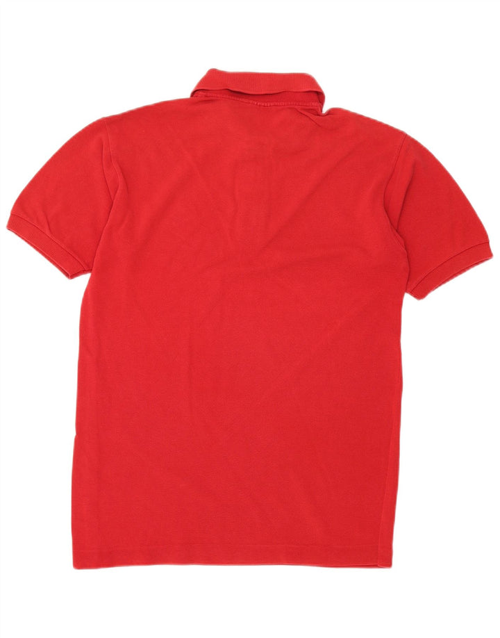 LACOSTE Mens Polo Shirt Size 4 Medium Red