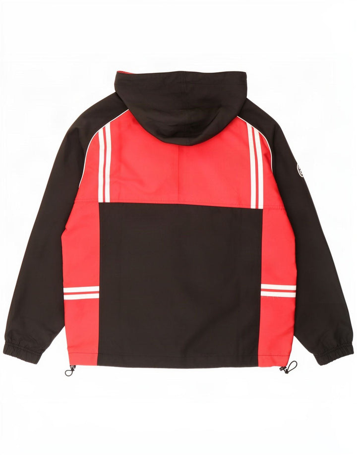 Giacca da ginnastica da uomo con cappuccio Sergio Tacchini grande color nero