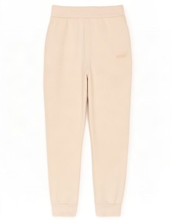 Pantaloni da tuta da donna Puma Joggers UK 10 Small White Cotton