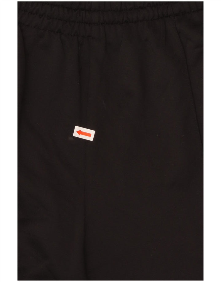Pantaloni da tuta con grafica Kappa da uomo, poliestere color block medio nero