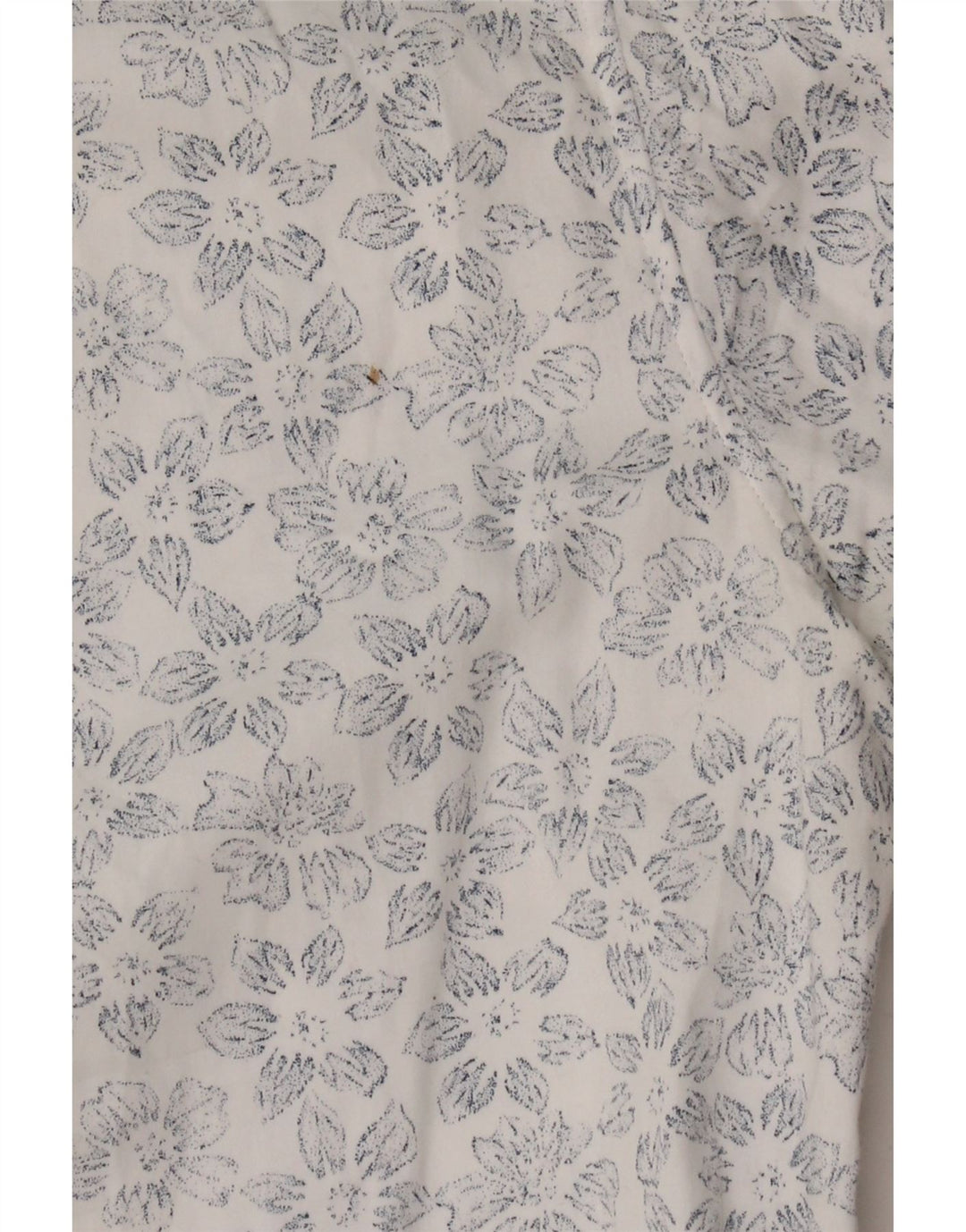 Camicia da uomo Ted Baker taglia 3 cotone floreale bianco medio