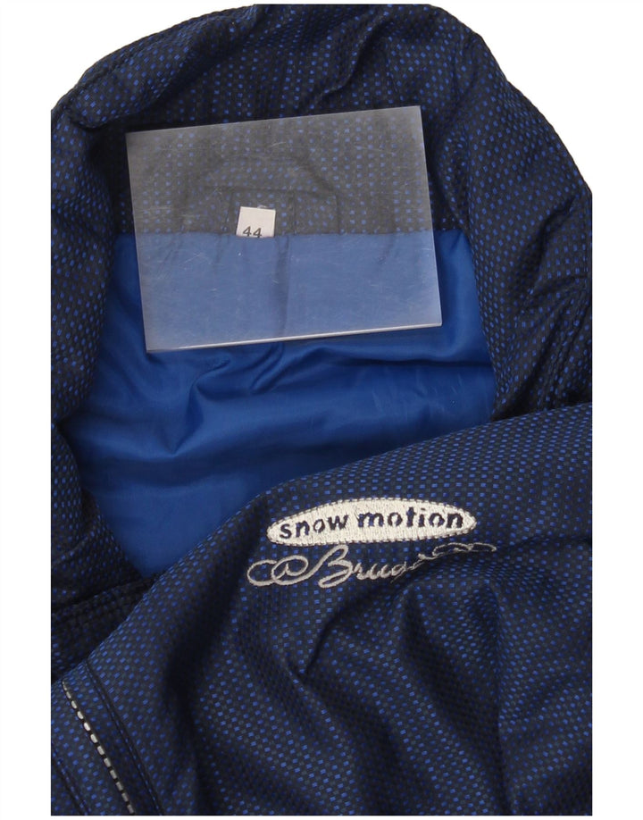 Giacca da sci senza maniche da uomo Brugi UK 44 2XL Blu Navy a quadri invernale